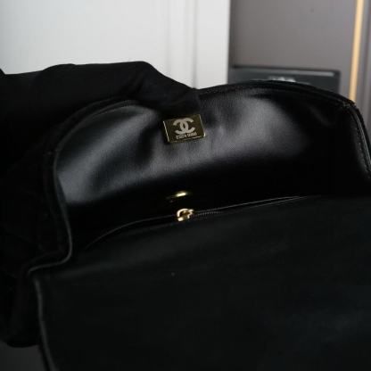 CHANE1 ベルベットボウチェーンバッグ【50％割引+送料無料】