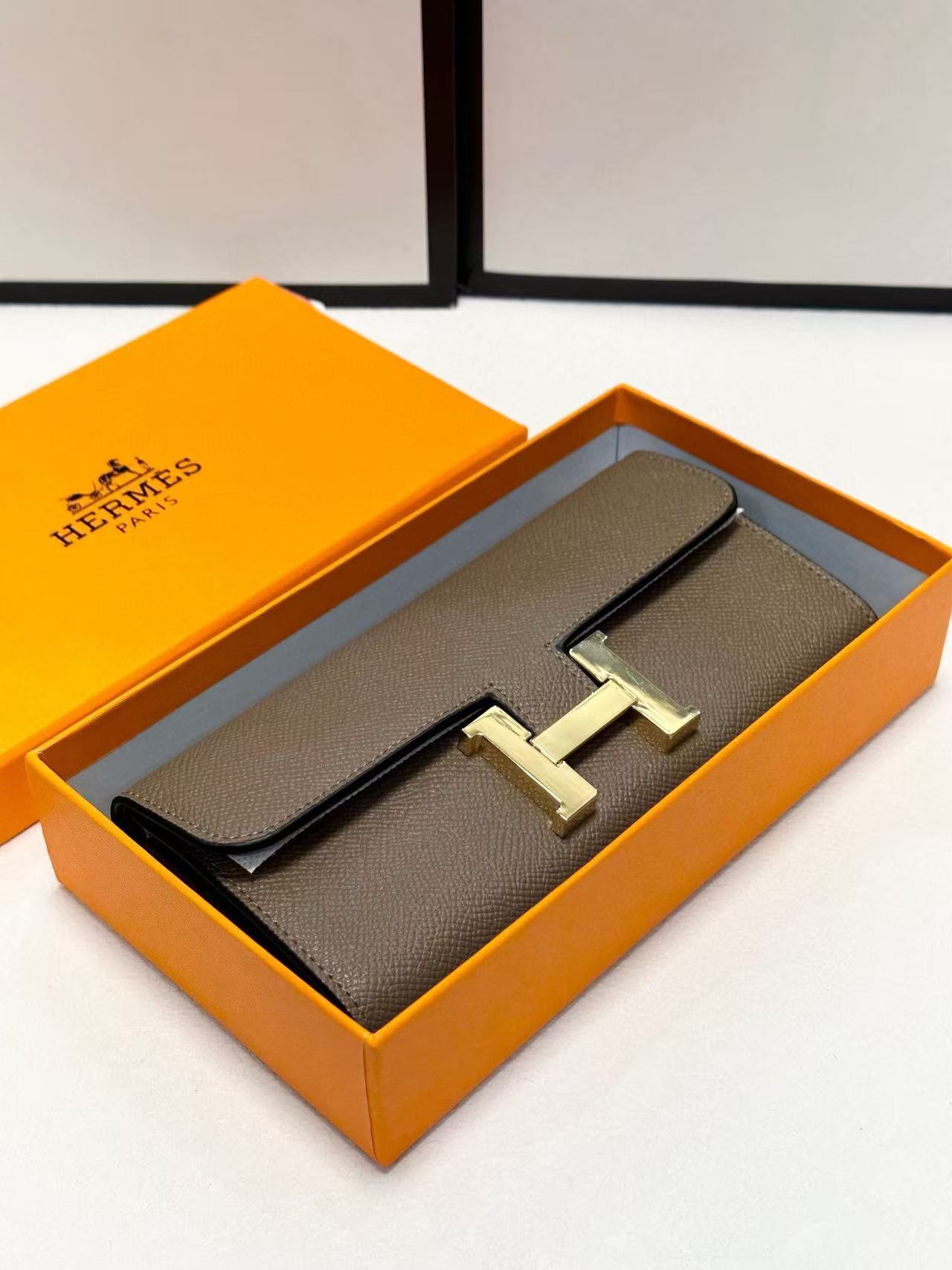 HERME5 レザーロングウォレット【50％割引+送料無料】