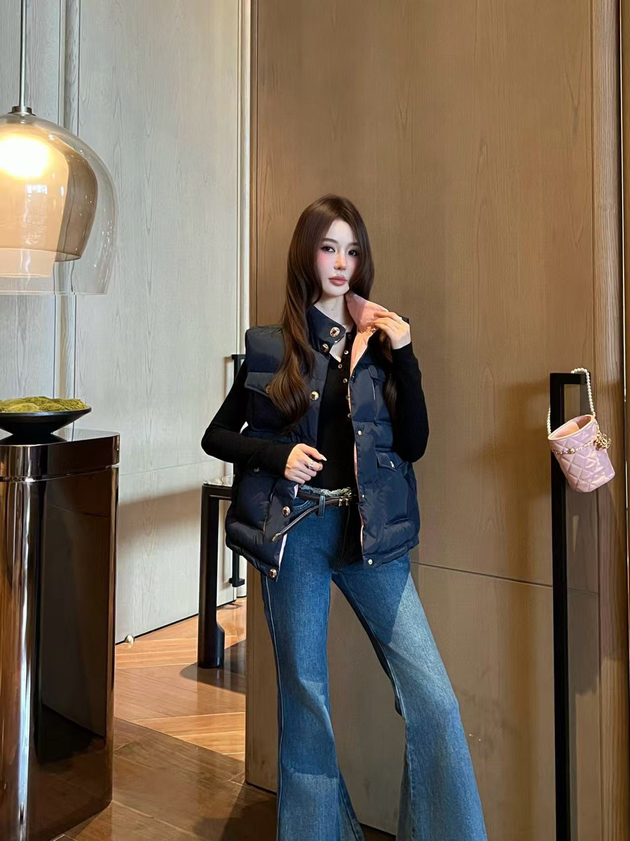 CHANE1高品質秋冬ダウンベスト【50％割引+送料無料】