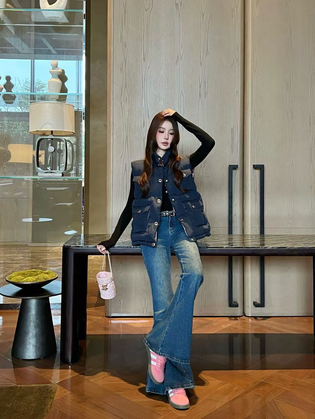 CHANE1高品質秋冬ダウンベスト【50％割引+送料無料】