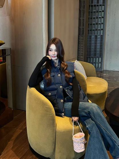 CHANE1高品質秋冬ダウンベスト【50％割引+送料無料】