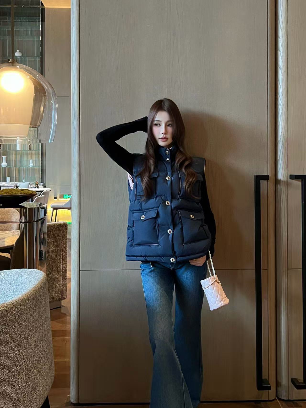 CHANE1高品質秋冬ダウンベスト【50％割引+送料無料】