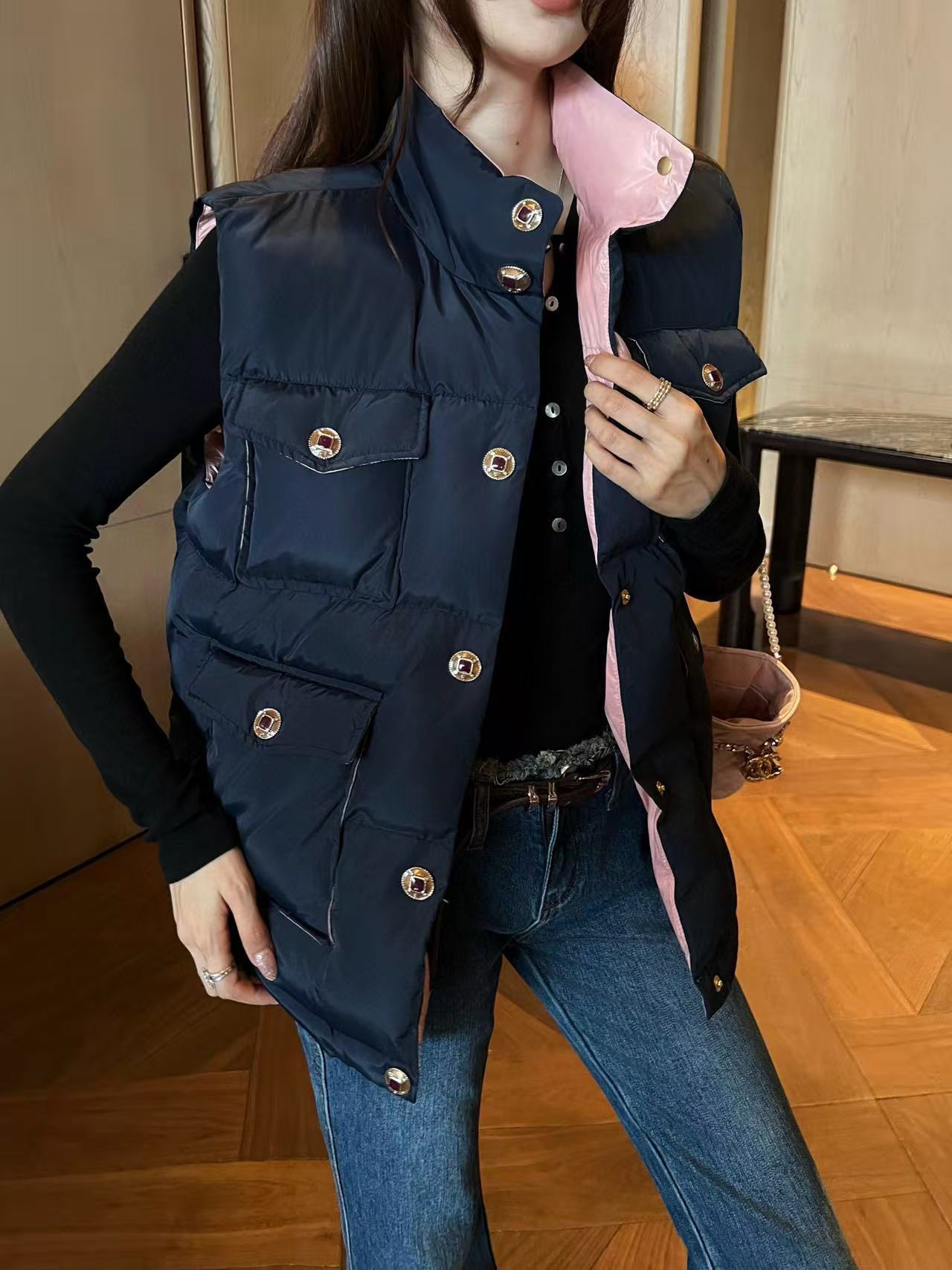 CHANE1高品質秋冬ダウンベスト【50％割引+送料無料】