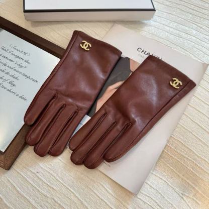 CHANE1 ダブルC ウール＆ラムスキン グローブ【50％割引+送料無料】