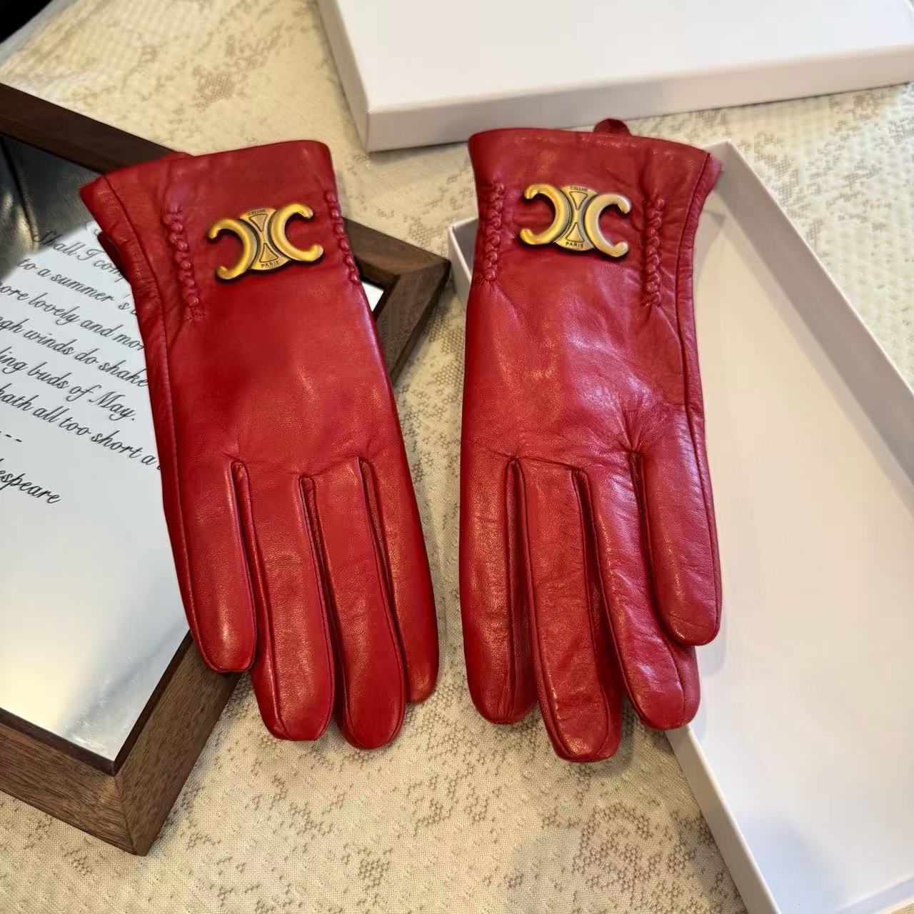 CEL1NE 凱旋門ウール＆シープスキングローブ【50％割引+送料無料】