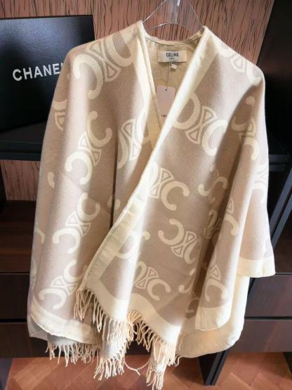 CEL1NE 凱旋門 カシミア スカーフ【50％割引+送料無料】