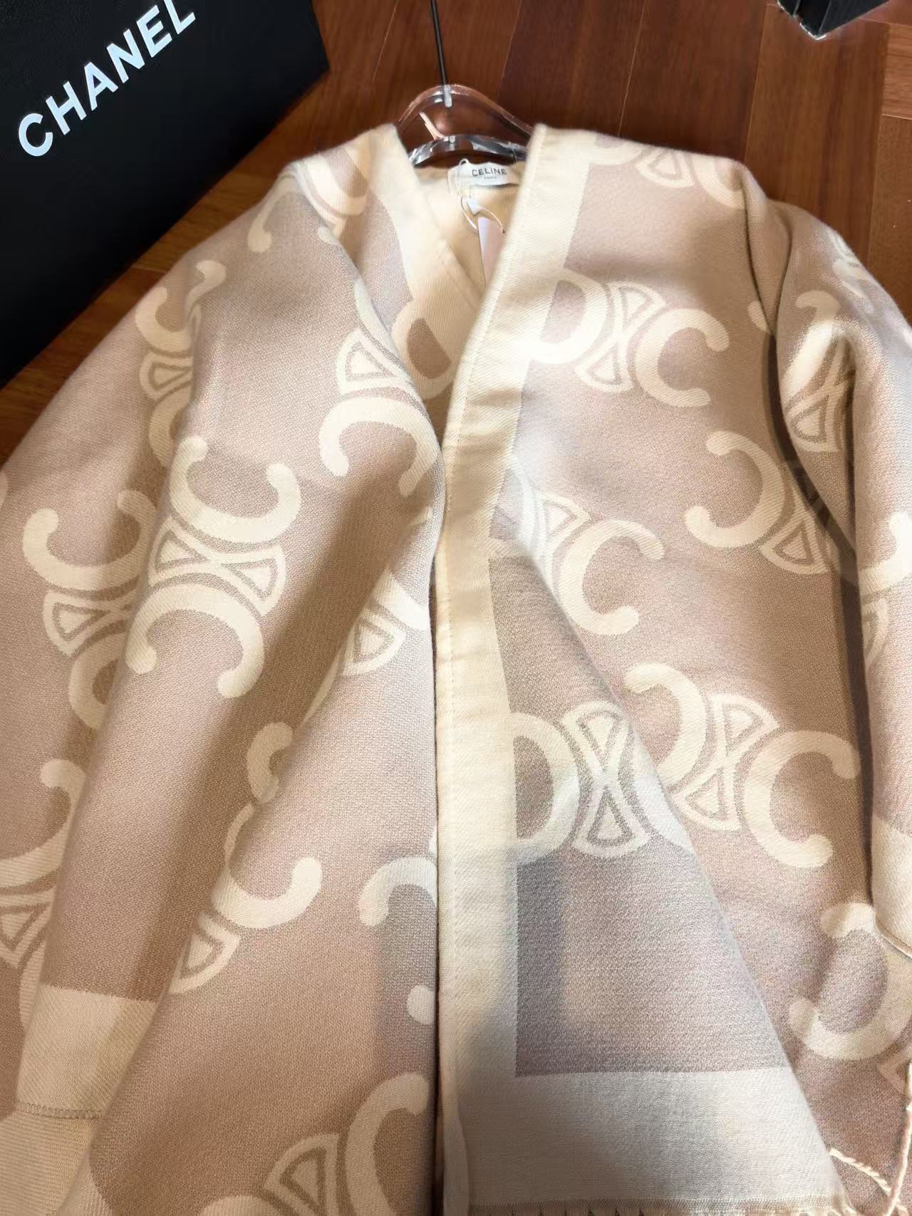 CEL1NE 凱旋門 カシミア スカーフ【50％割引+送料無料】