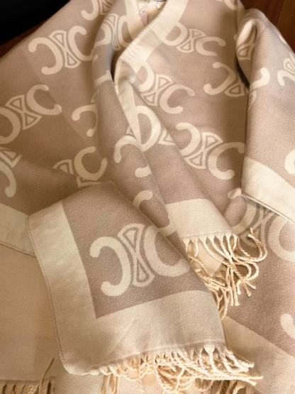 CEL1NE 凱旋門 カシミア スカーフ【50％割引+送料無料】