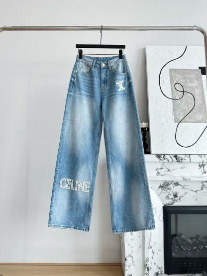 CEL1NE 凱旋門レター ジーンズ【50％割引+送料無料】