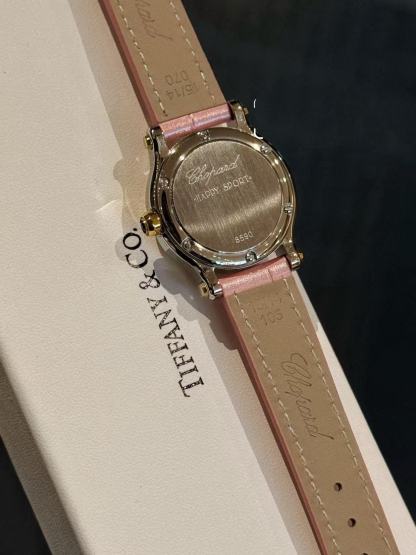 Ch0pard HAPPYダイヤモンドレザーストラップウォッチ【50％割引+送料無料】