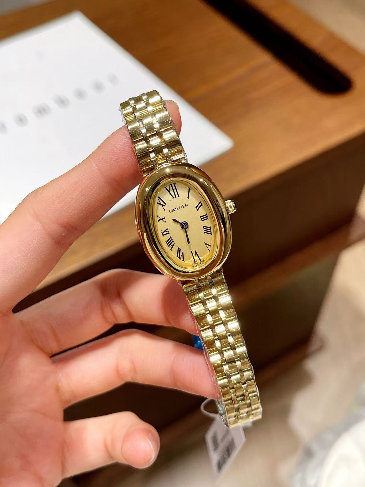 CART1ER バスタブウォッチ【50％割引+送料無料】