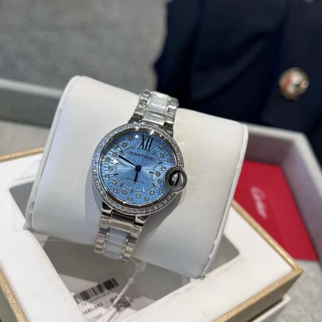 CART1ER ブルー フィッシュアイ ステンレススチール レディース ウォッチ【50％割引+送料無料】