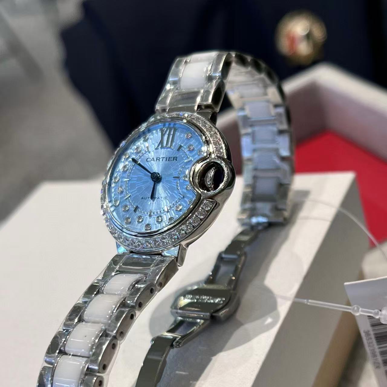 CART1ER ブルー フィッシュアイ ステンレススチール レディース ウォッチ【50％割引+送料無料】