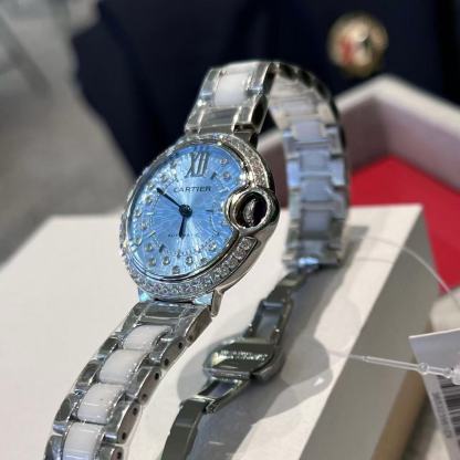 CART1ER ブルー フィッシュアイ ステンレススチール レディース ウォッチ【50％割引+送料無料】