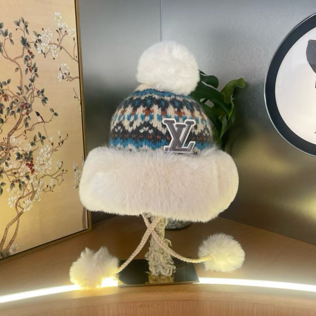 LVのカラフルなウールの帽子【50％割引+送料無料】