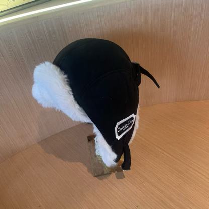 DIOR ディアスキンフリース裏地イヤーマフキャップ【50％割引+送料無料】