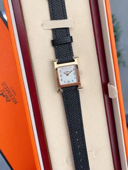 HERME5 高品質Hレザーストラップレディース腕時計【50％割引+送料無料】