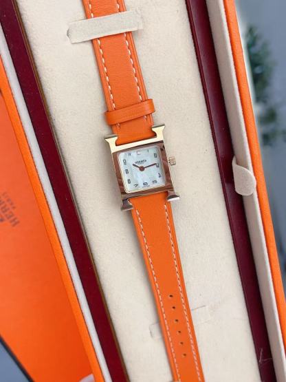 HERME5 高品質Hレザーストラップレディース腕時計【50％割引+送料無料】