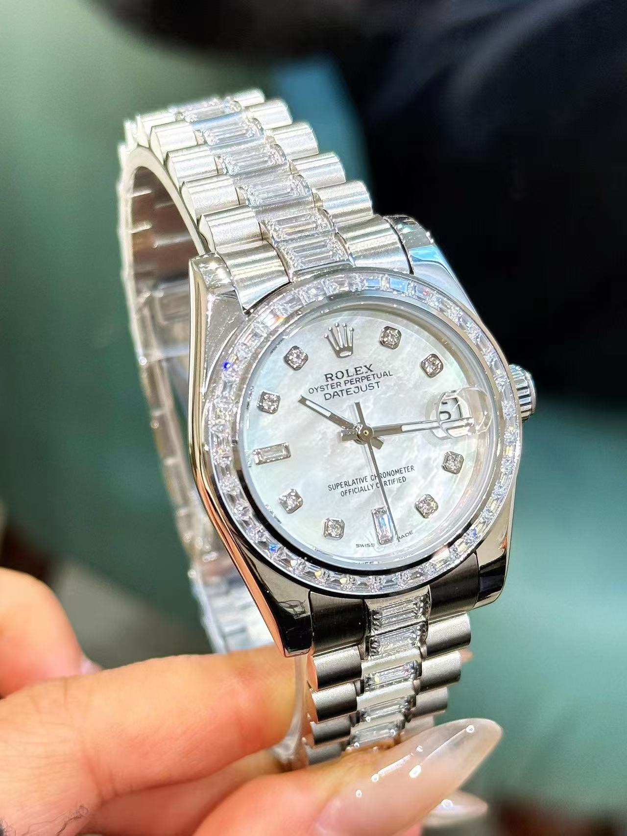 R0LEX ダイヤルセット ダイヤモンドウォッチ【50％割引+送料無料】