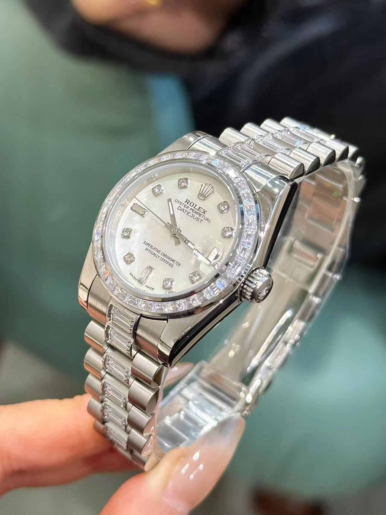R0LEX ダイヤルセット ダイヤモンドウォッチ【50％割引+送料無料】