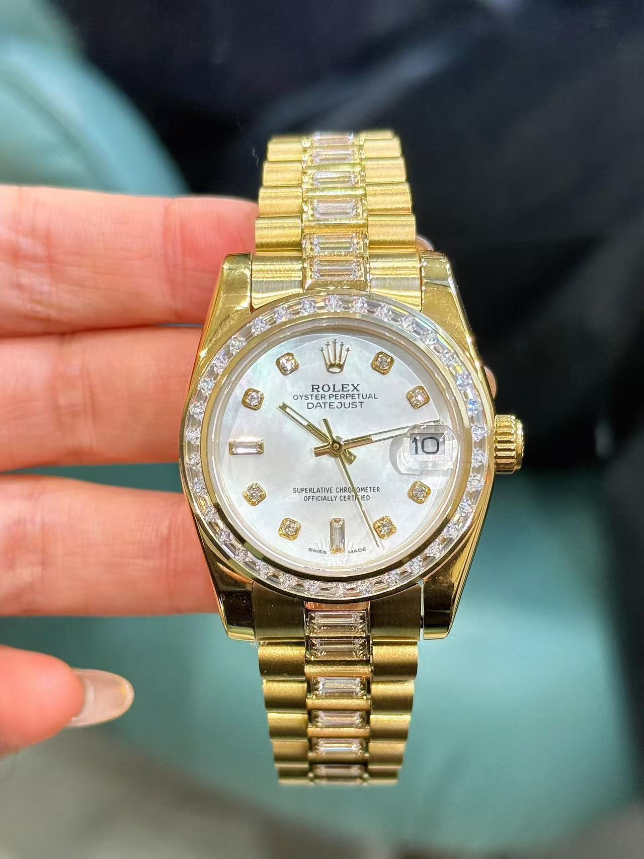 R0LEX ダイヤルセット ダイヤモンドウォッチ【50％割引+送料無料】