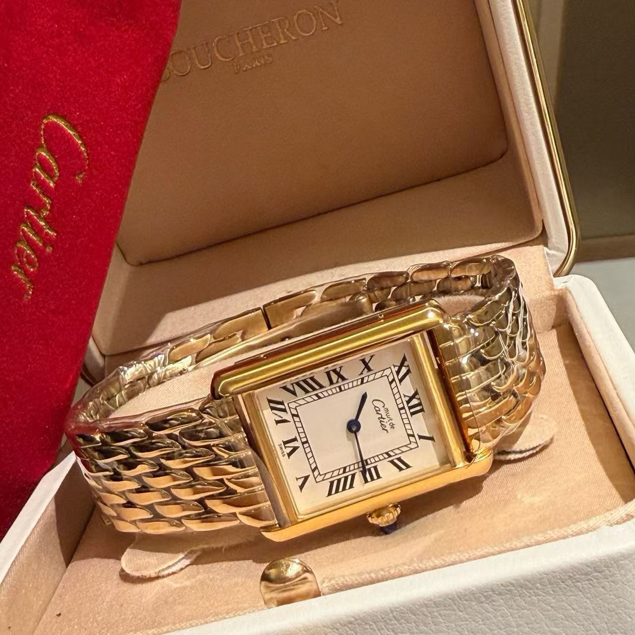 CART1ER スクエア スチールストラップ レディースウォッチ【50％割引+送料無料】