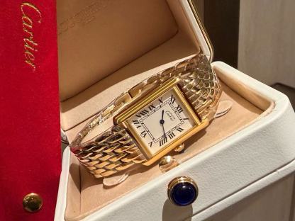 CART1ER スクエア スチールストラップ レディースウォッチ【50％割引+送料無料】