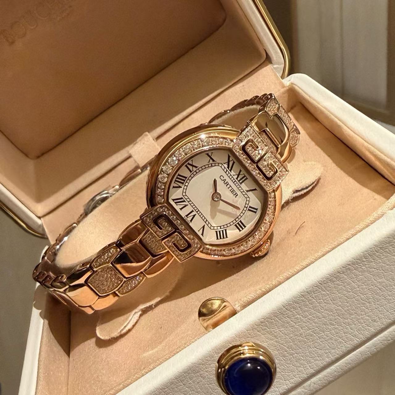 CART1ER ダイヤモンドセット ステンレススチール レディースウォッチ【50％割引+送料無料】