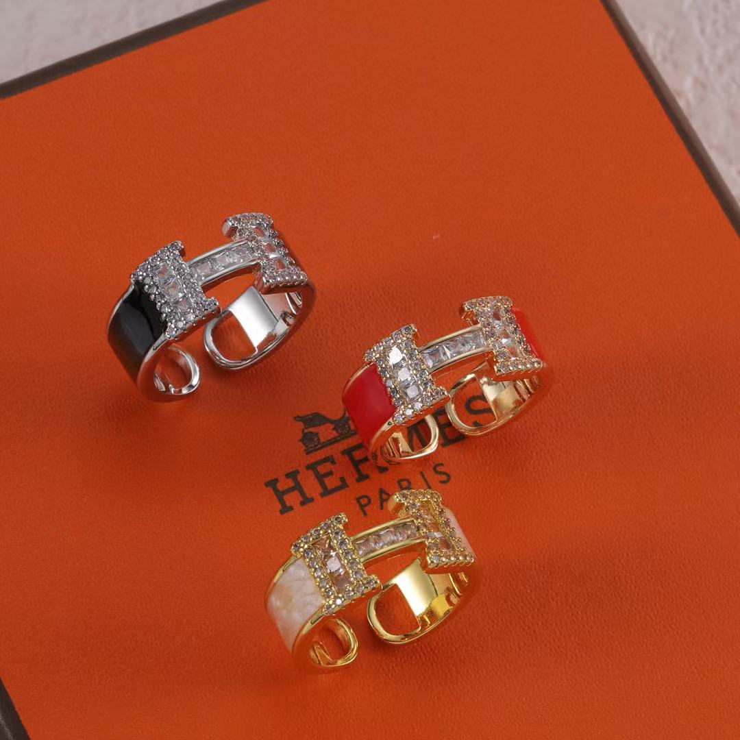 HERME5 ダイヤモンド Hリング【50％割引+送料無料】