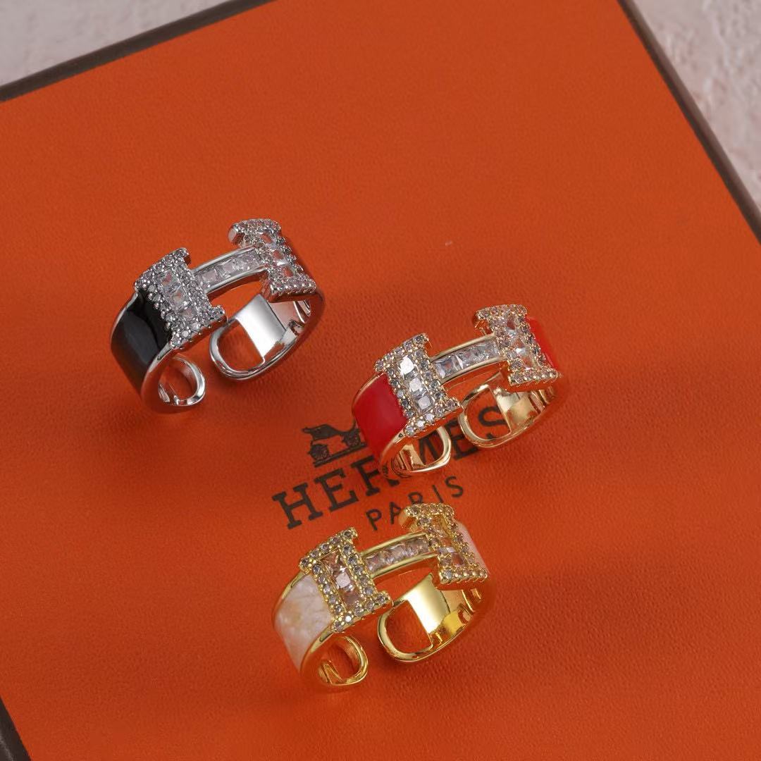 HERME5 ダイヤモンド Hリング【50％割引+送料無料】