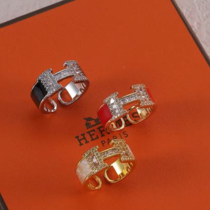 HERME5 ダイヤモンド Hリング【50％割引+送料無料】