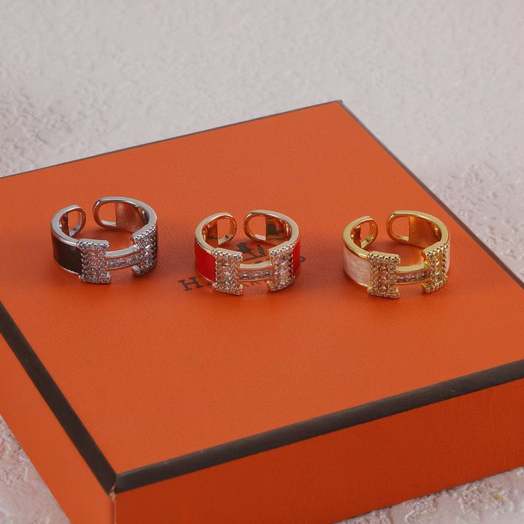 HERME5 ダイヤモンド Hリング【50％割引+送料無料】