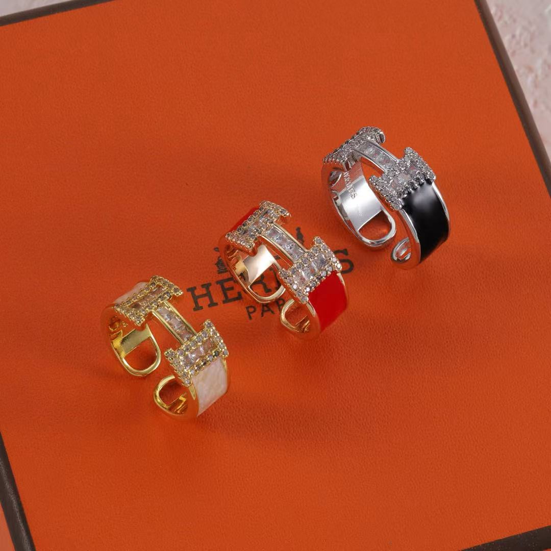 HERME5 ダイヤモンド Hリング【50％割引+送料無料】