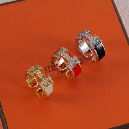 HERME5 ダイヤモンド Hリング【50％割引+送料無料】