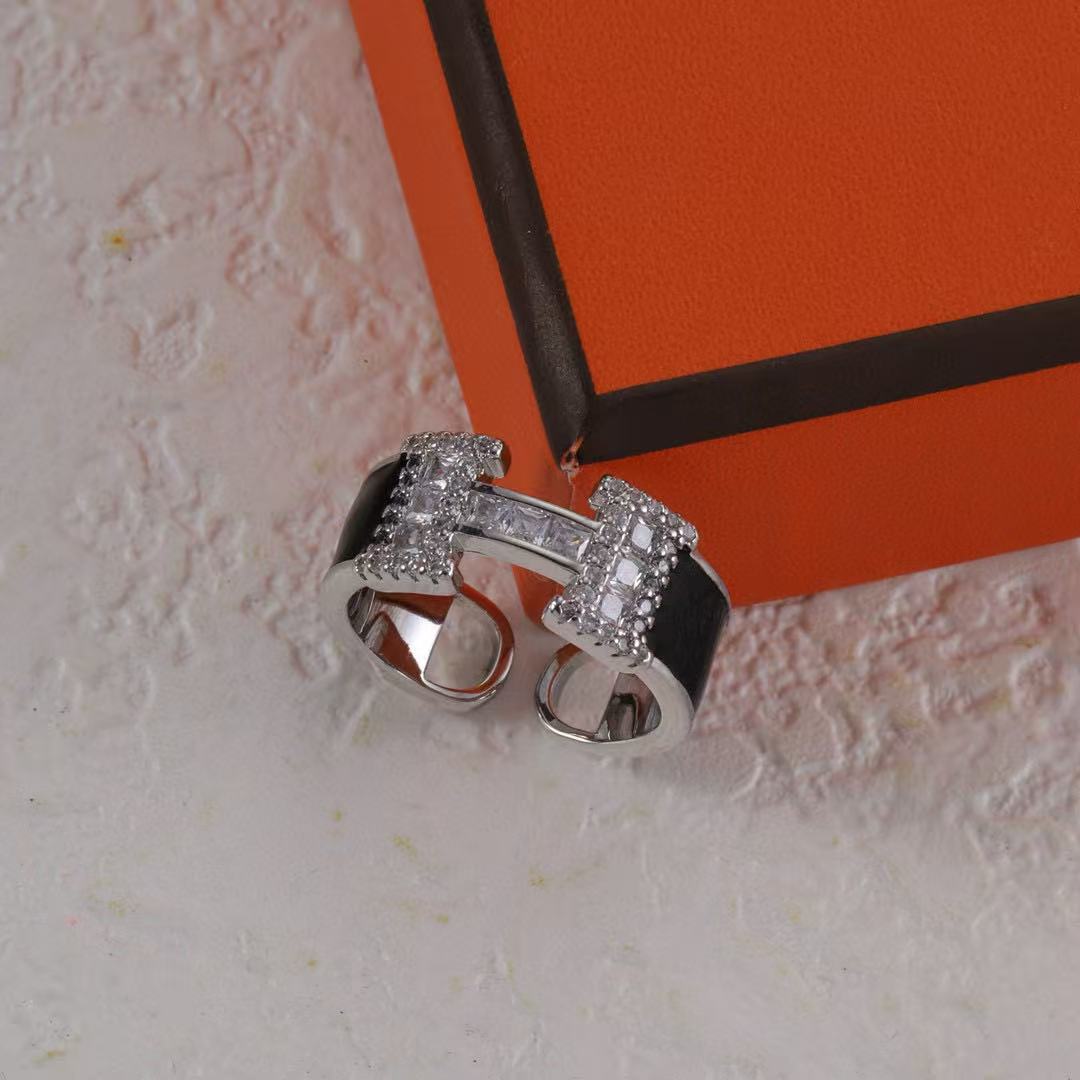 HERME5 ダイヤモンド Hリング【50％割引+送料無料】