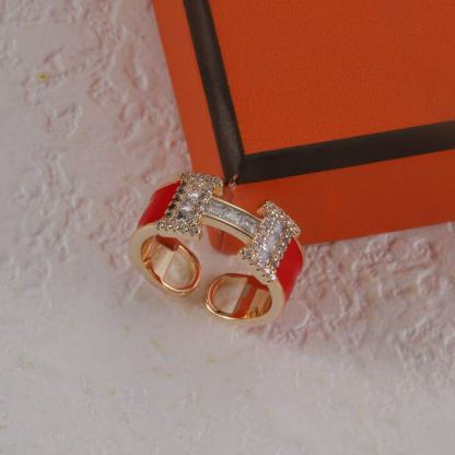 HERME5 ダイヤモンド Hリング【50％割引+送料無料】