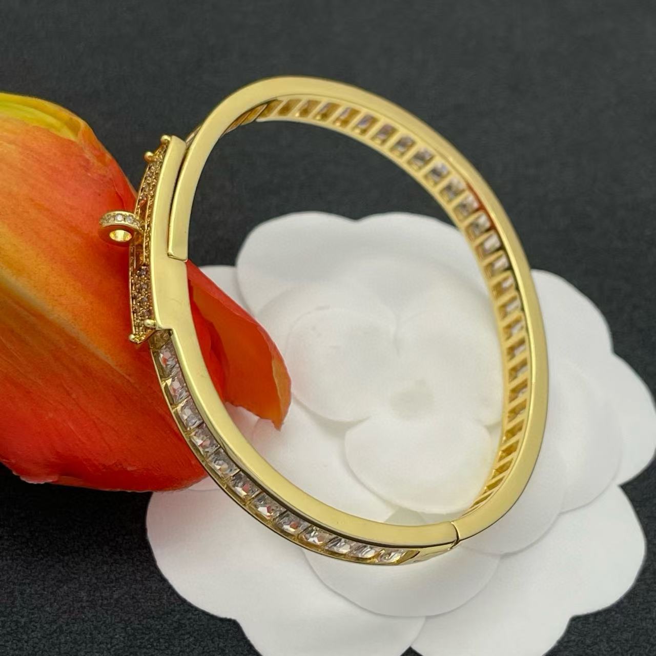 HERME5フルダイヤモンドブレスレット【50％割引+送料無料】