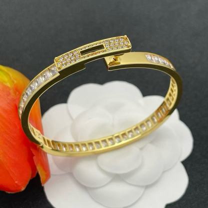 HERME5フルダイヤモンドブレスレット【50％割引+送料無料】