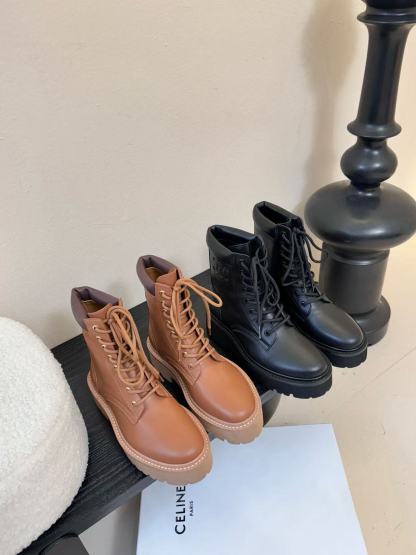 CEL1NE高品質 凱旋門 本革 アンクルブーツ【50％割引+送料無料】