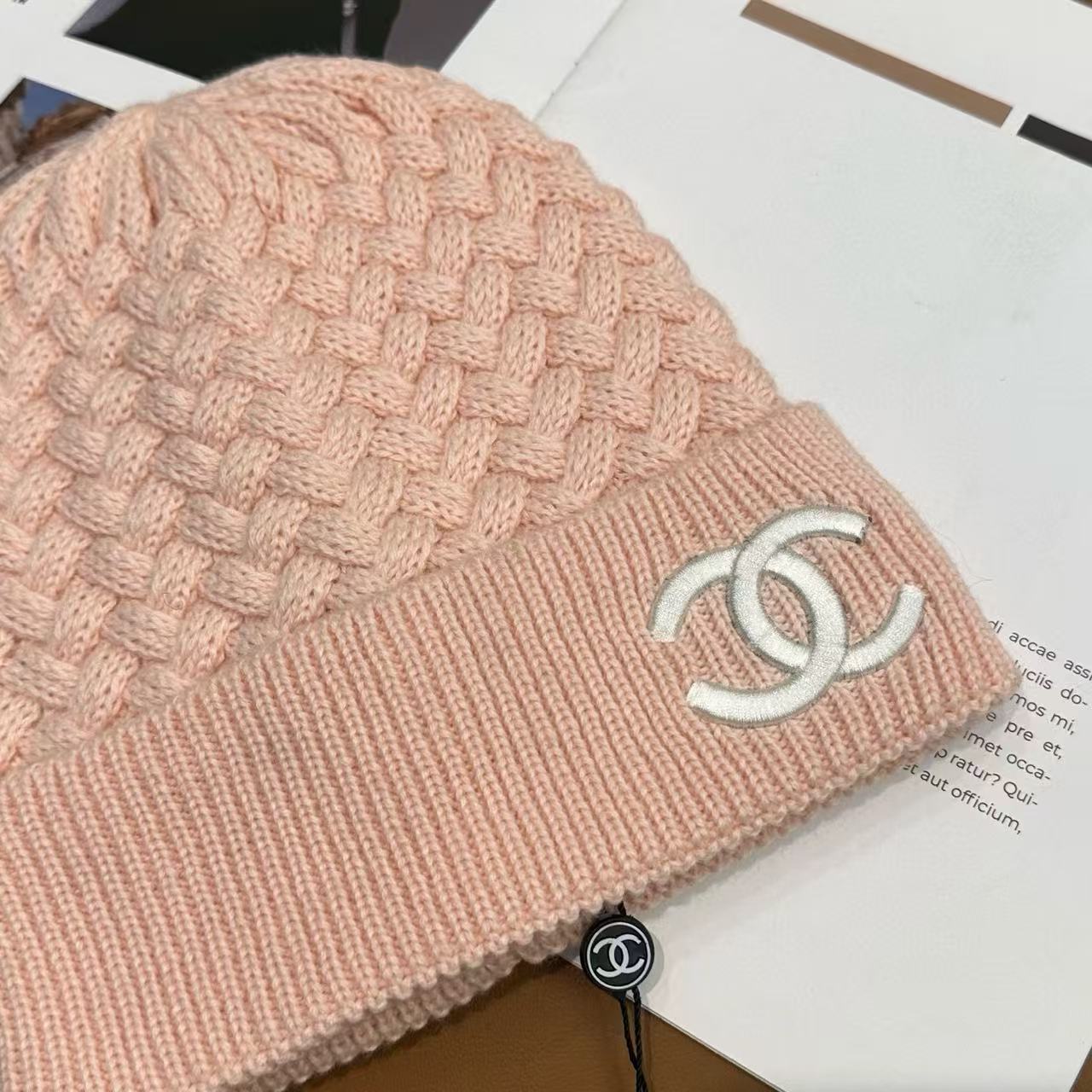 CHANE1 ダブルC ウールハット【50％割引+送料無料】