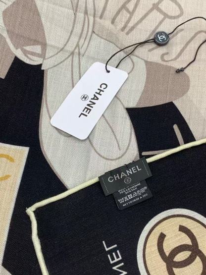 CHANE1 高品質両面カシミヤシルクショール【50％割引+送料無料】