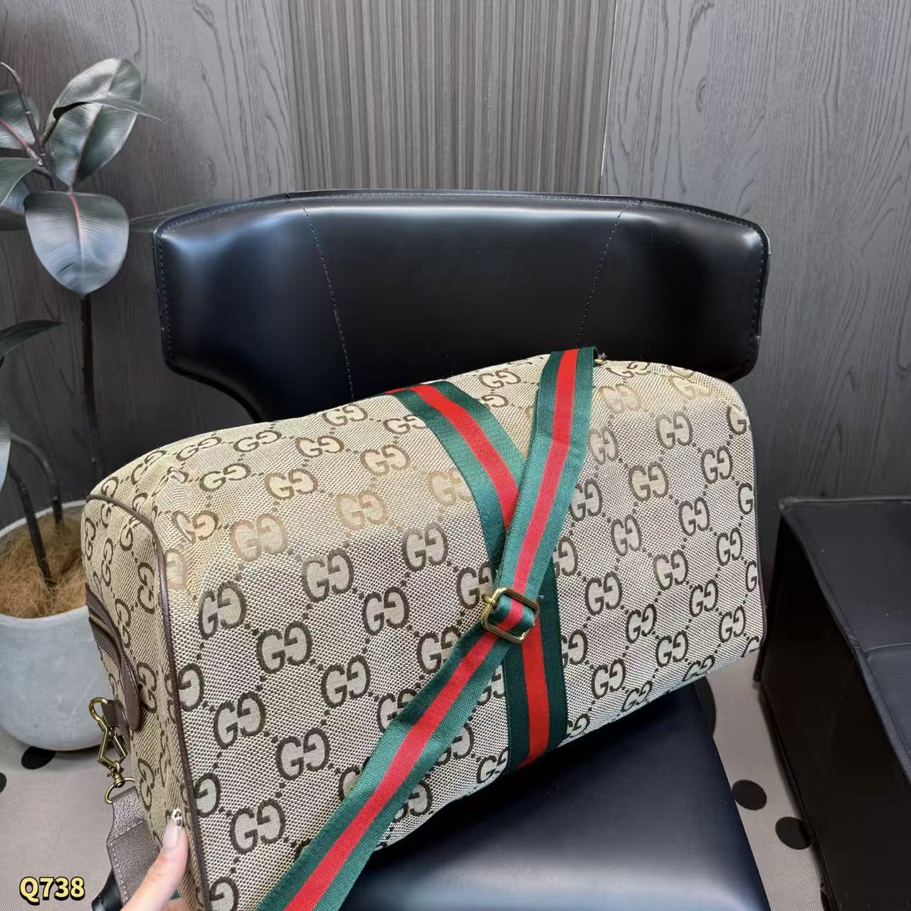 GUCC1 ジャカードハンドバッグ【50％割引+送料無料】