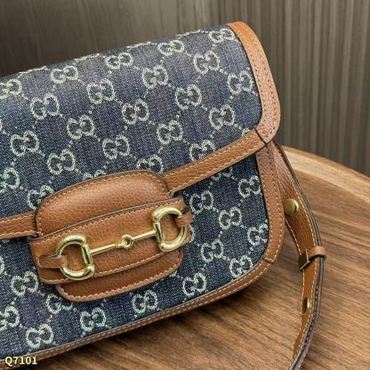 GUCC1 ジャカード ショルダー/クロスボディバッグ【50％割引+送料無料】