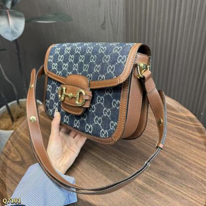 GUCC1 ジャカード ショルダー/クロスボディバッグ【50％割引+送料無料】