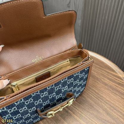 GUCC1 ジャカード ショルダー/クロスボディバッグ【50％割引+送料無料】