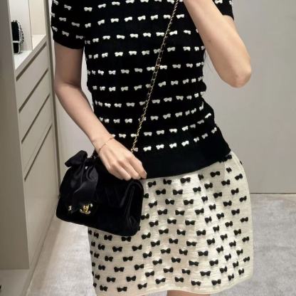 CHANE1 ベルベットチェーンショルダーバッグ【50％割引+送料無料】