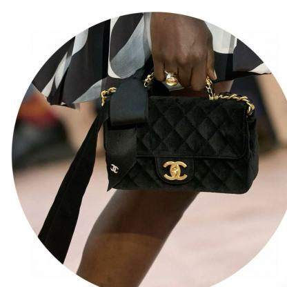 CHANE1 ベルベットチェーンショルダーバッグ【50％割引+送料無料】