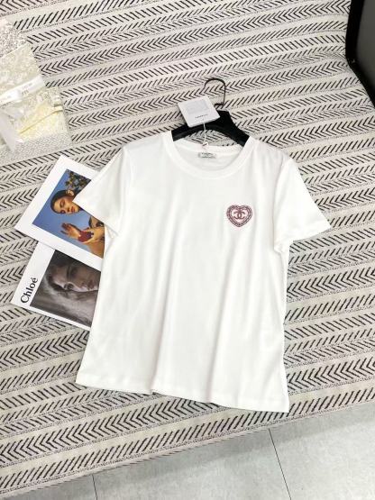 CHANE1 ハートダブルC Tシャツ【50％割引+送料無料】