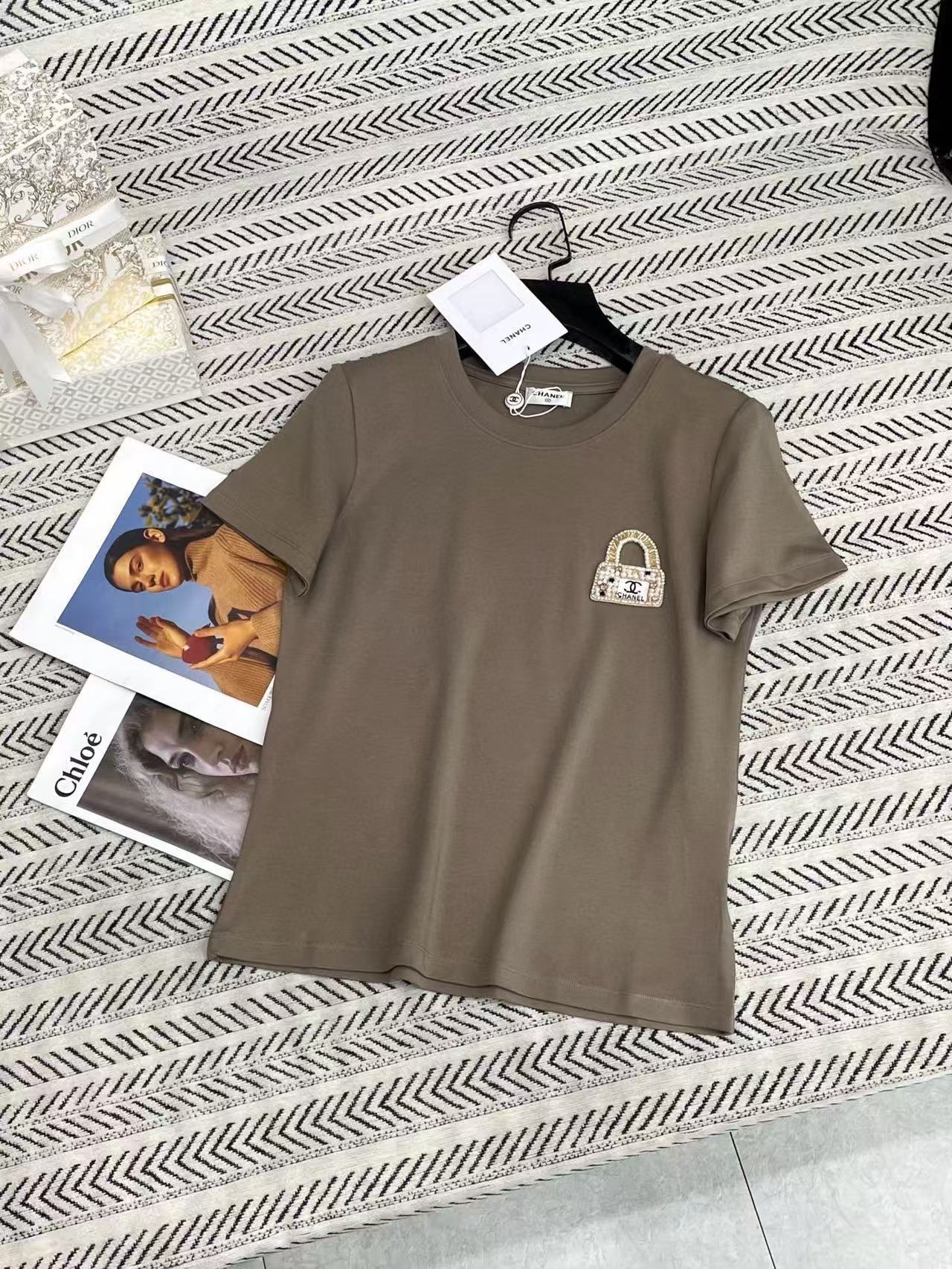 CHANE1 3DビーズダブルC Tシャツ【50％割引+送料無料】