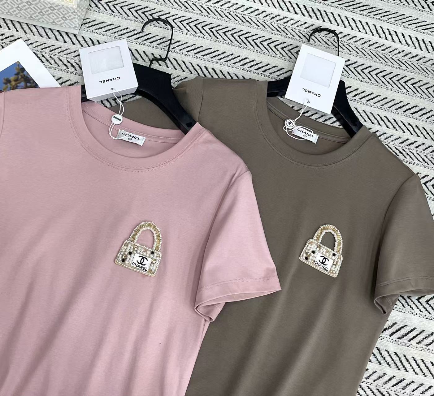 CHANE1 3DビーズダブルC Tシャツ【50％割引+送料無料】